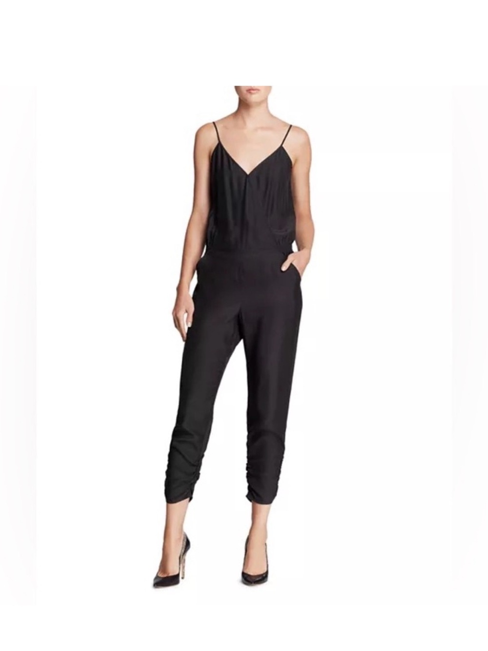 Parker 100% silk black jumpsuit 🖤